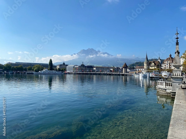 Obraz lake como country