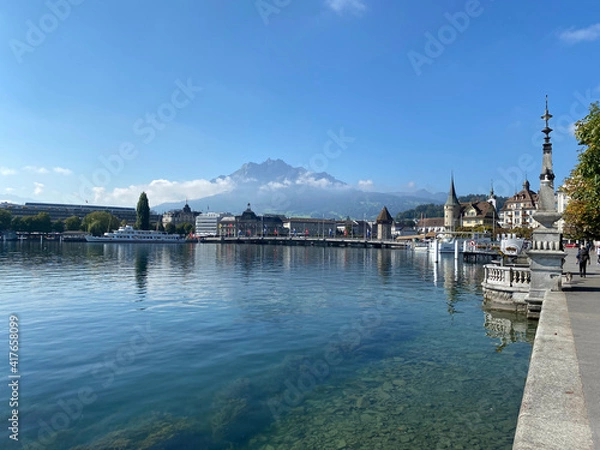 Obraz lake como country