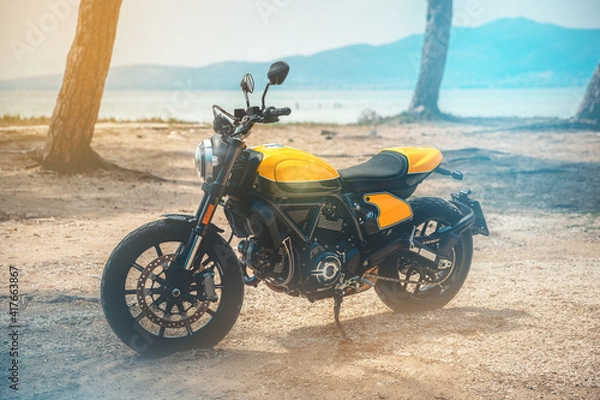 Obraz Bike on the beach