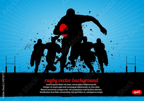Obraz Plakat rugby
