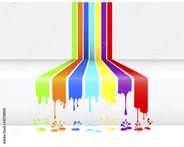 Obraz Paint dripping.