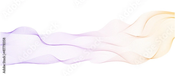 Obraz Abstract guilloche pattern. Vector complex gradient lines texture.