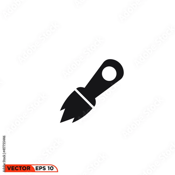 Obraz Icon vector graphic of rocket , illustration