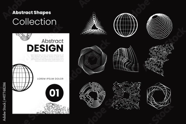 Obraz Abstract Shapes Element Poster Collections