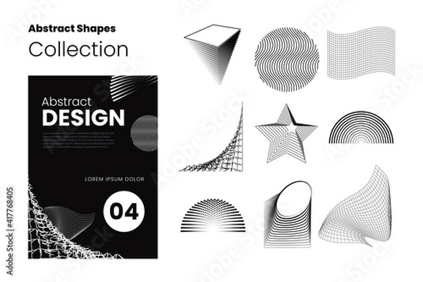 Obraz Abstract Shapes Element Poster Collections