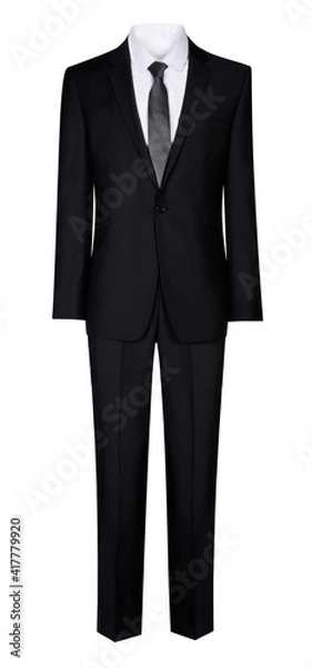 Obraz Man's suit isolated on a white background