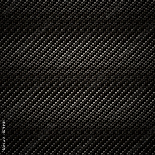 Obraz Carbon fiber background, black texture