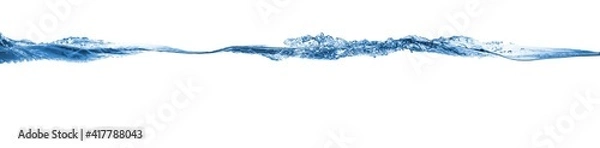 Obraz Wave. Water splashing isolated on white background