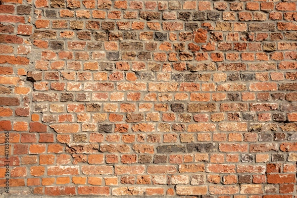 Fototapeta old brick wall