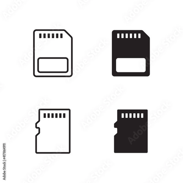 Obraz SD card icon