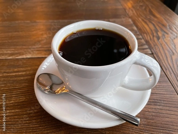 Obraz filter coffee in a white cup
