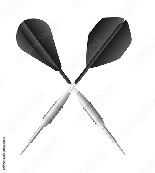 Fototapeta black darts