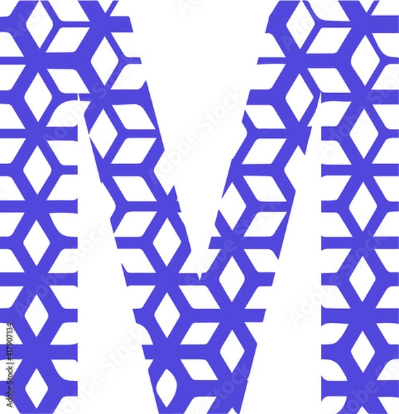 Obraz Logo alphabet m