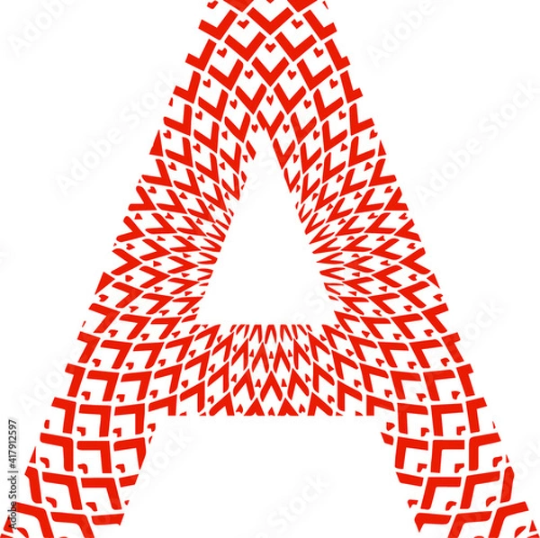 Obraz alphabet logo a