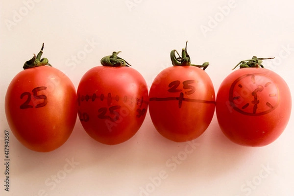 Obraz pomodoro clock for time managements 