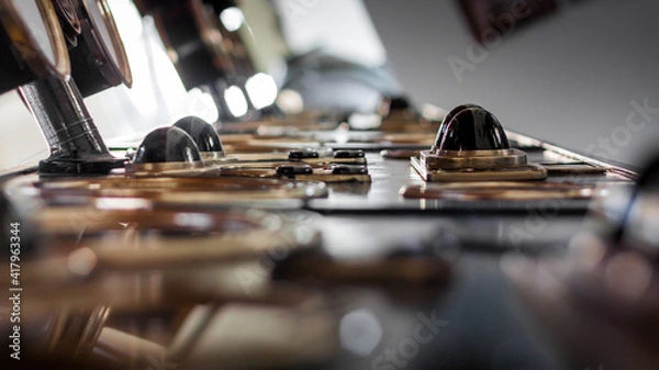 Fototapeta Steering console