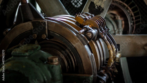 Fototapeta electric engine