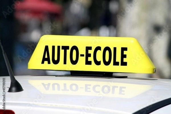 Fototapeta Ecole de conduite