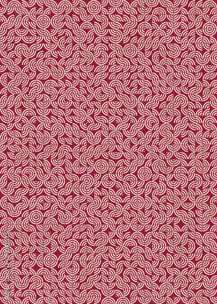 Fototapeta Abstract Geometric Pattern generative computational art illustration