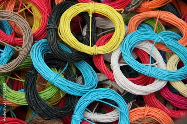 Obraz カラフルな紐