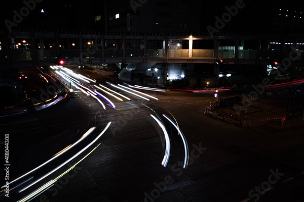 Obraz traffic in night