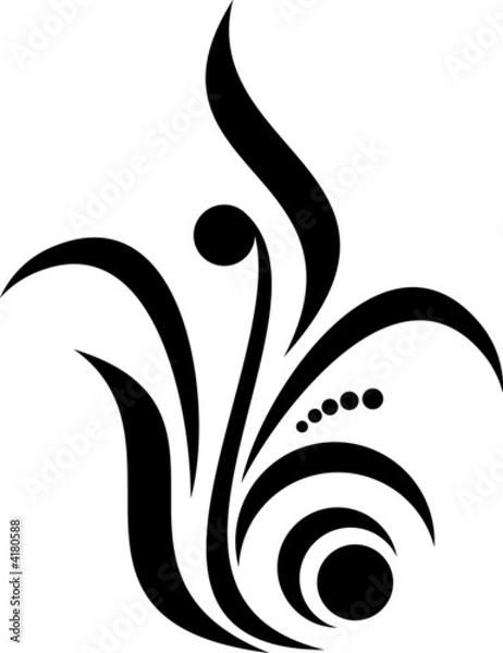 Obraz abstract calligraphy