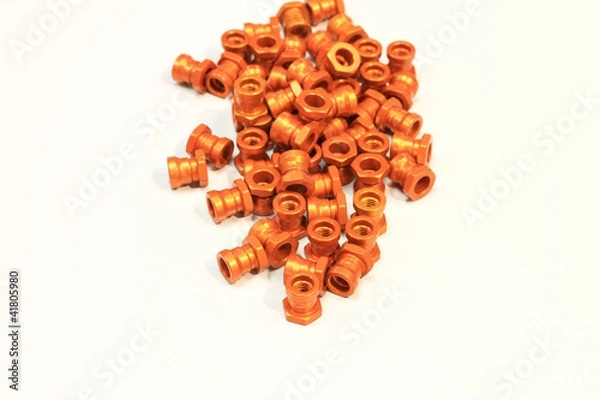 Obraz orange collar for aircraft structure