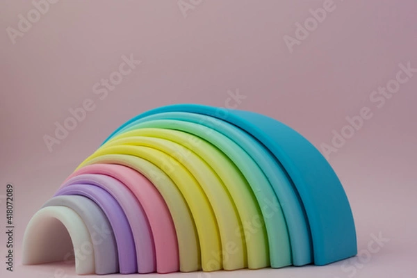 Obraz Rubber rainbow toy