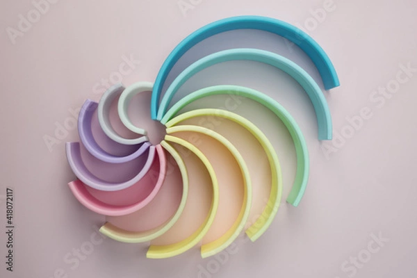 Obraz Rubber rainbow toy