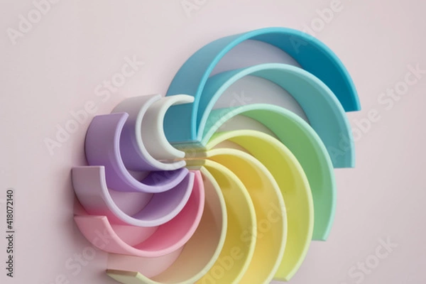 Obraz Rubber rainbow toy