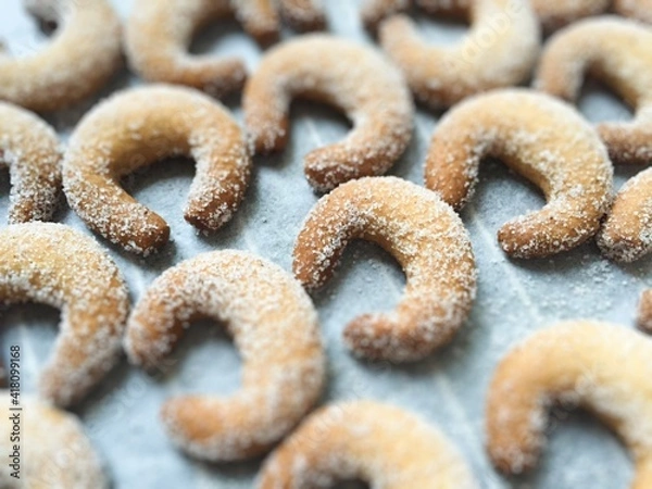 Fototapeta Vanillekipferl, Plätzchen