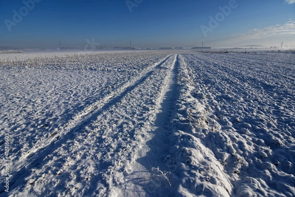 Obraz winter landscape with snow