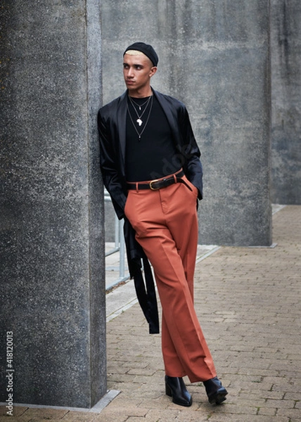 Obraz professional model posing editorial style