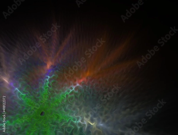 Fototapeta Imaginatory fractal background Image