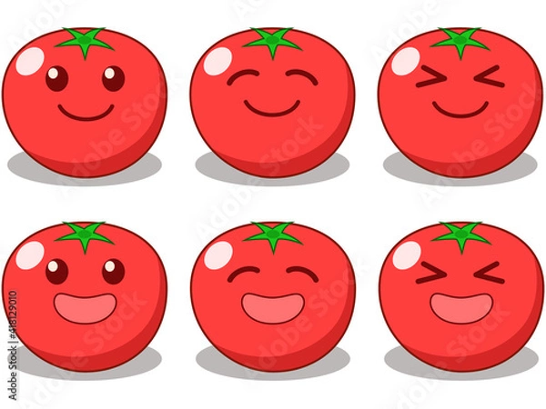 Fototapeta 笑顔のトマト