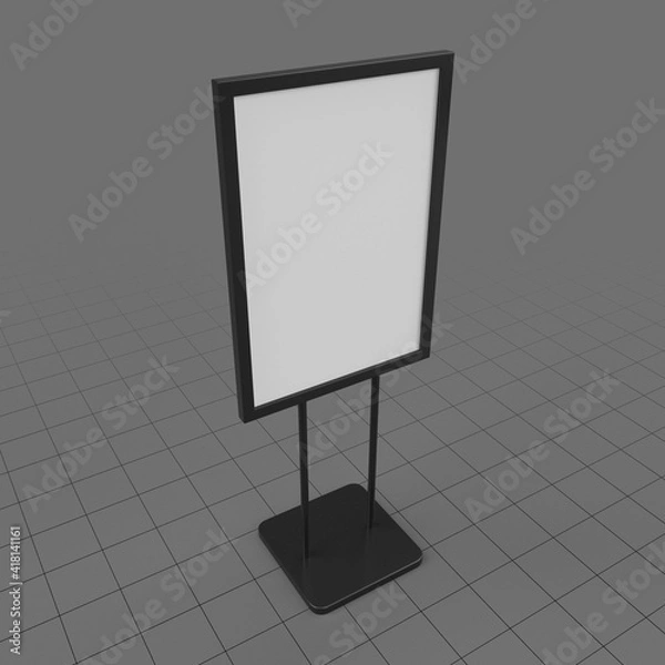 Fototapeta Advertising display stand mockup 2