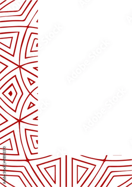Obraz letter logo pattern