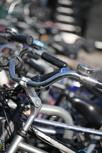 Obraz Fahrräder Menge