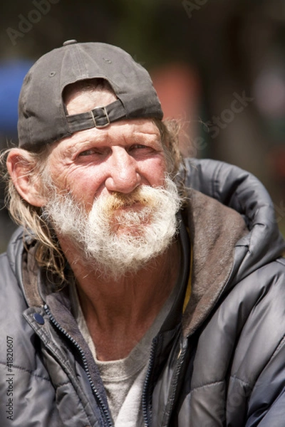Obraz Portret bezdomny