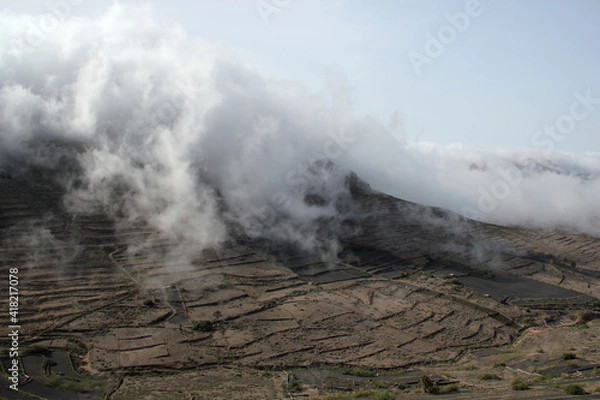 Obraz Clouds Over Haria, Lanzarote, Spain