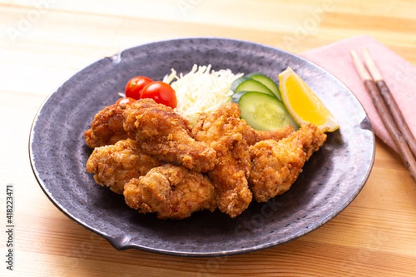 Fototapeta 鶏の唐揚げ（手羽元）