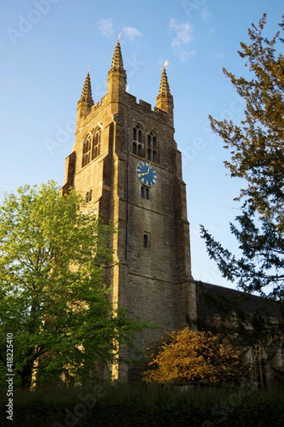 Obraz イギリスの古い時計台　伝統的な