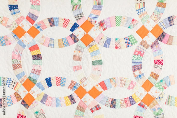 Obraz Double Wedding Ring Quilt