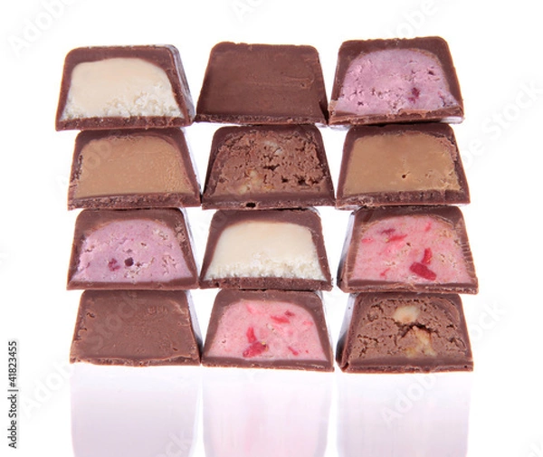 Obraz gefüllte Schokolade
