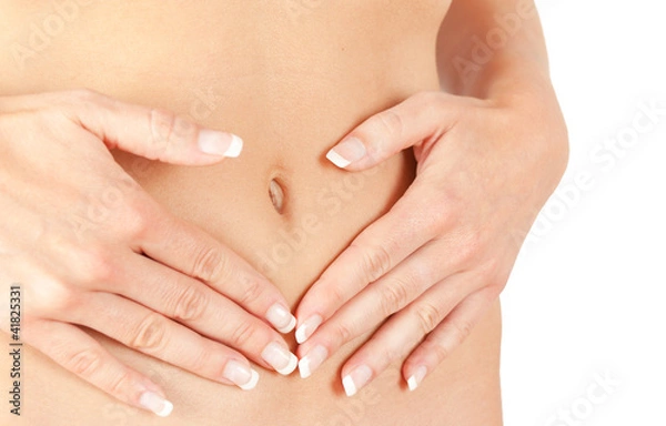 Fototapeta serce brzucha