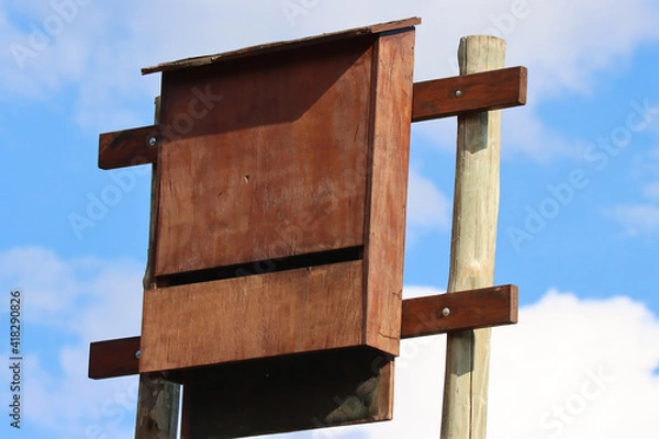 Fototapeta Kruger National Park: bat house to accommodate bats and keep them away from human habitation