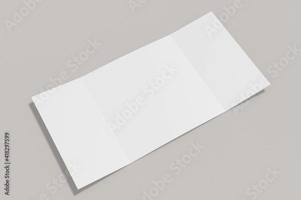 Fototapeta SQUARE GATEFOLD BROCHURE MOCKUP