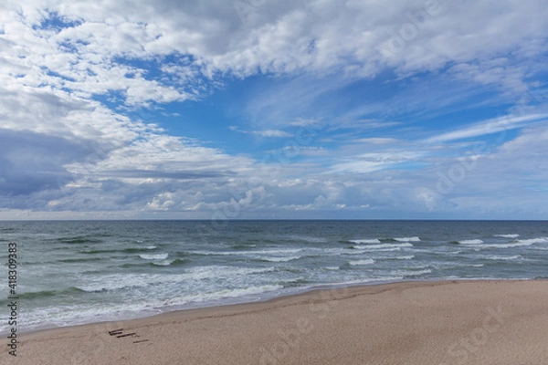 Fototapeta Sea before the storm on the Curonian Spit