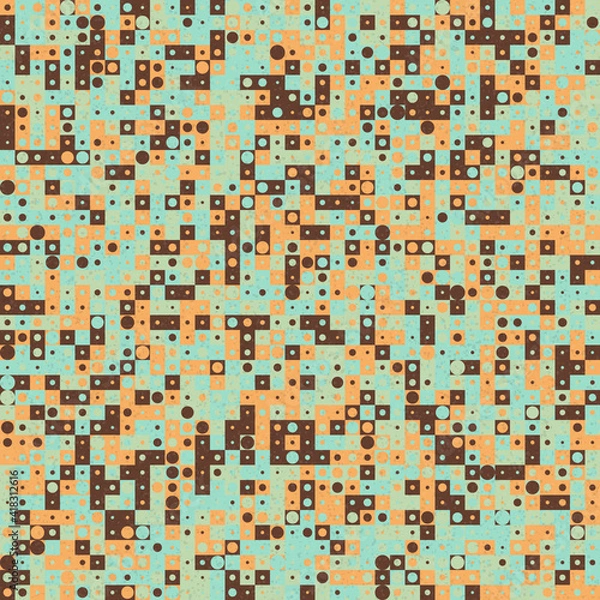 Obraz Abstract Geometric Pattern generative computational art illustration
