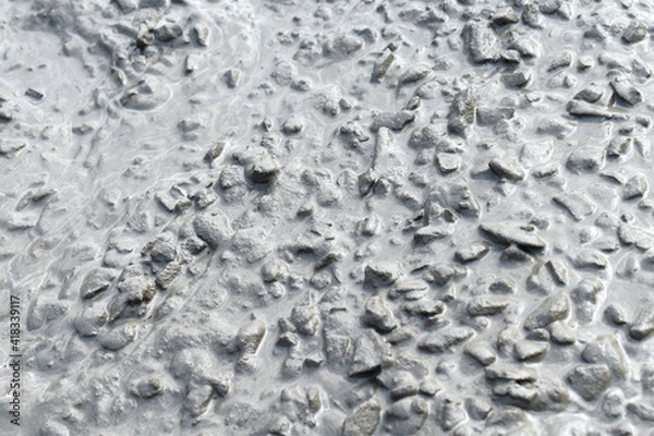 Fototapeta snow on the window